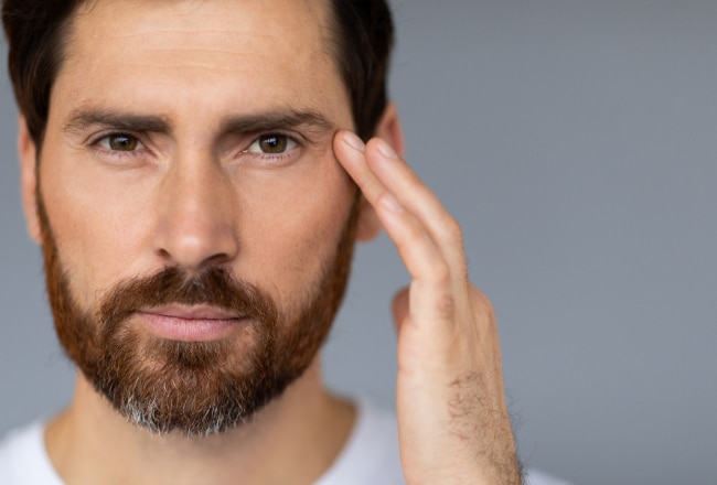 Male with good facial structure copy